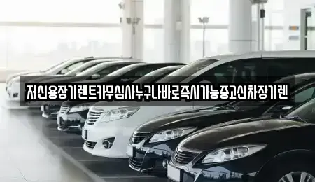 충청남도 공주시 금학동 렌트카 전문 저신용장기렌트카무심사누구나바로즉시가능중고신차장기렌