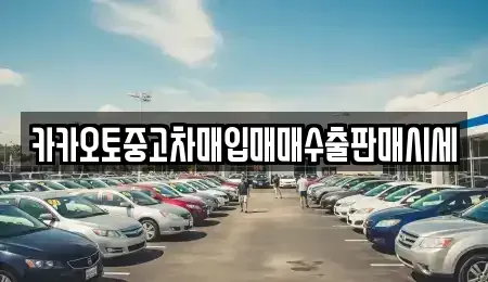 충청남도 공주시 금학동 중고차 전문 카카오토중고차매입매매수출판매시세
