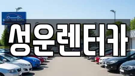 충청남도 금산군 렌트카 전문 성운렌터카