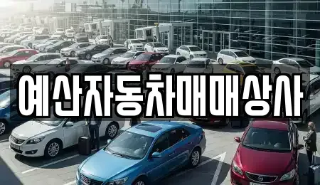 충청남도 예산군 중고차 전문 예산자동차매매상사