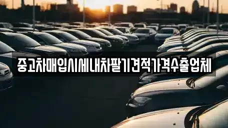 충청남도 예산군 중고차매입 전문 중고차매입시세내차팔기견적가격수출업체