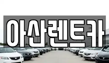 충청남도 천안시 동남구 북면 렌트카 전문 아산렌트카