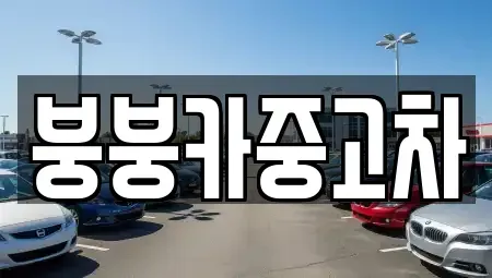 충청북도 단양군 가곡면 중고차 전문 붕붕카중고차