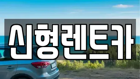충청북도 제천시 의림동 렌트카 전문 신형렌트카