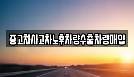 충청북도 제천시 의림동 중고차 전문 중고차사고차노후차량수출차량매입
